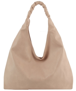 Braided Handle Shoulder Bag Hobo LMC002 BLUSH